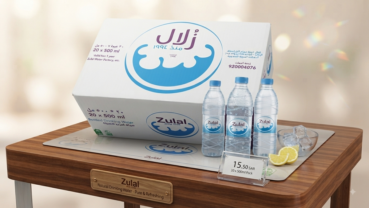 مياه زلال: النقاء العذب من أعماق الطبيعة لصحة أسرتك
